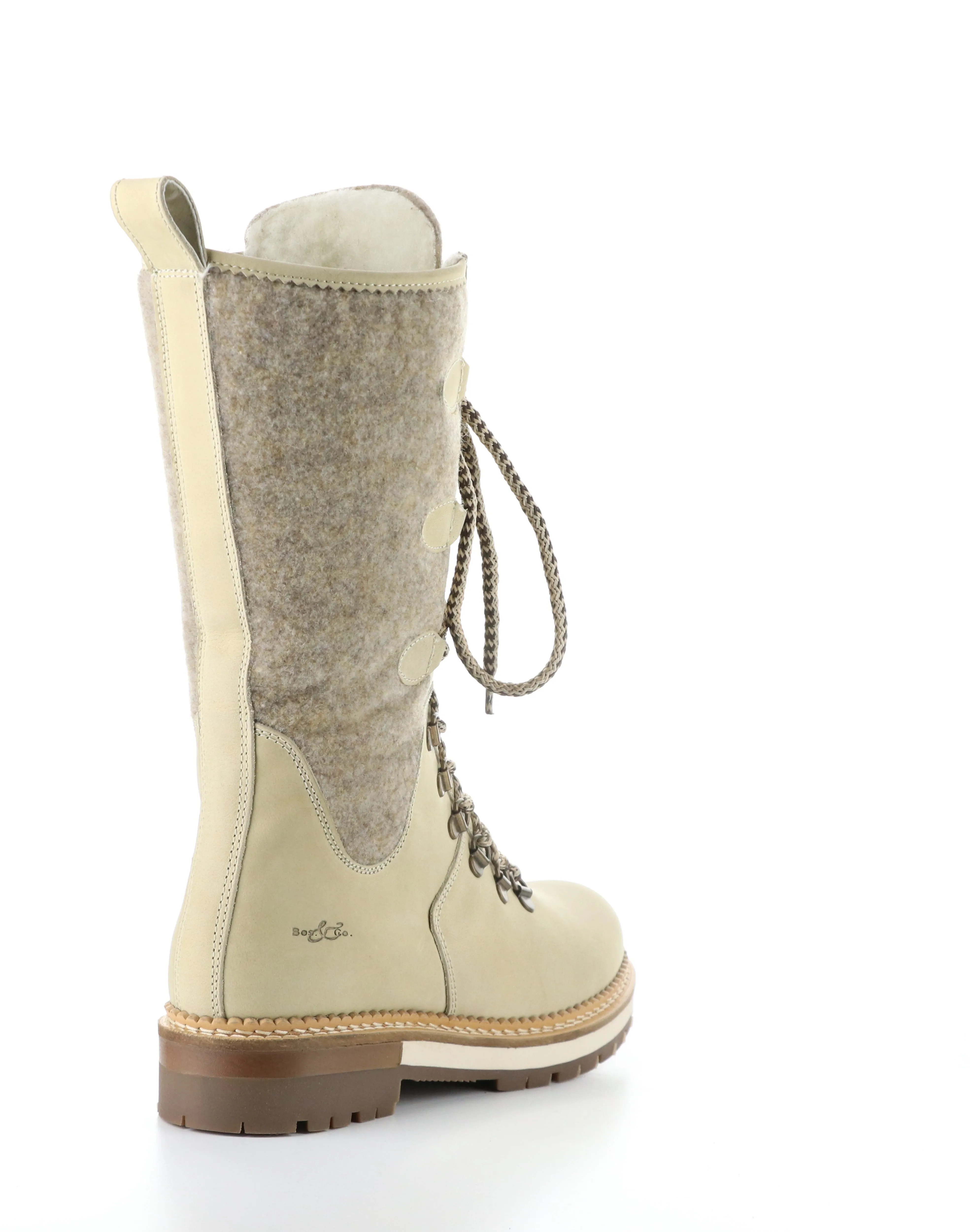 ALGID LATTE/ZENO Round Toe Boots