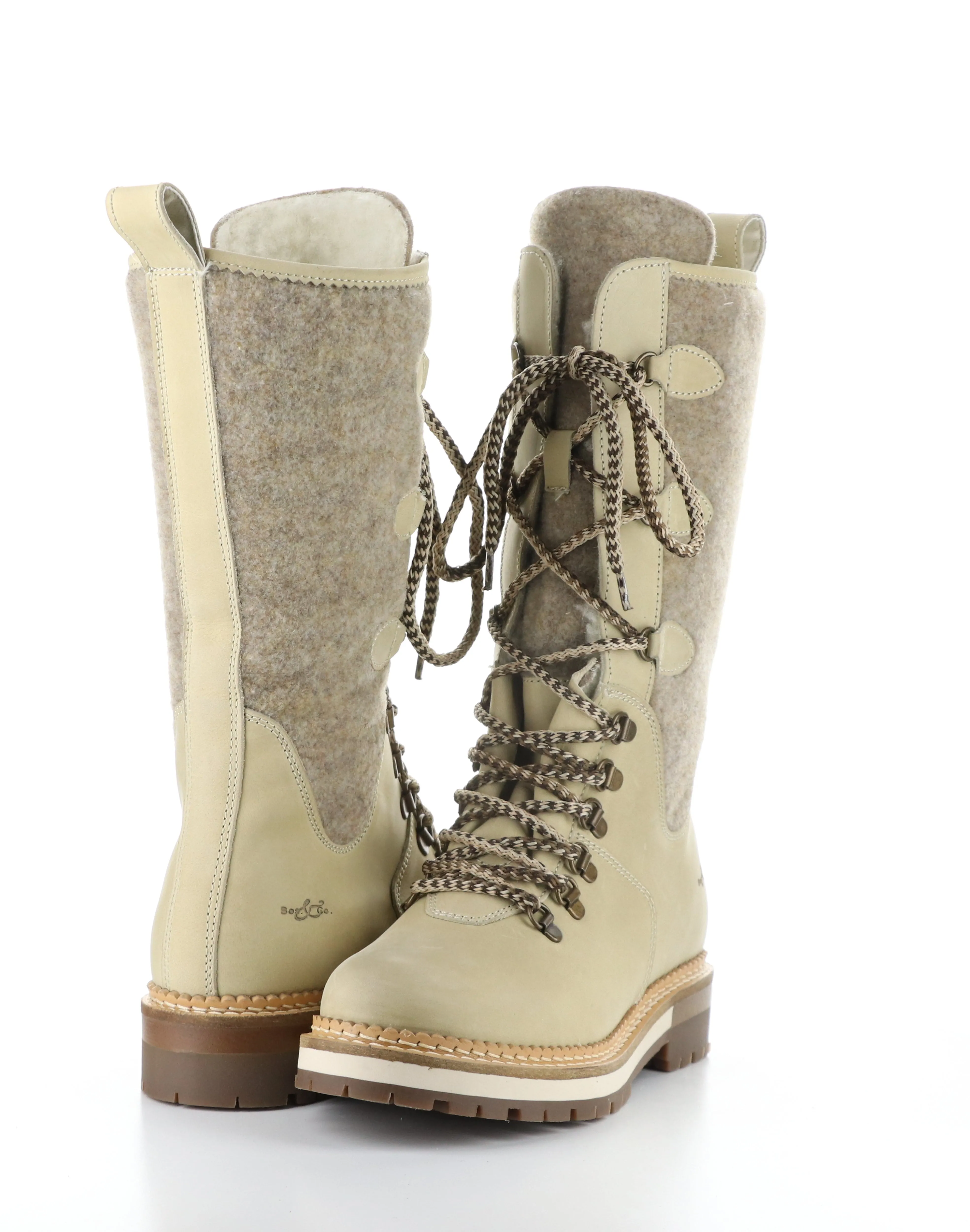 ALGID LATTE/ZENO Round Toe Boots
