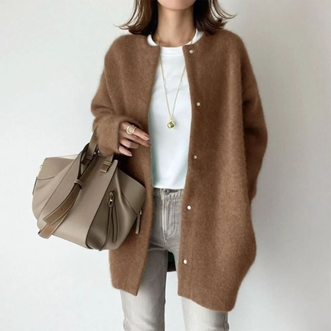 Amelia™ - Elegant and Refined Cotton Cardigan