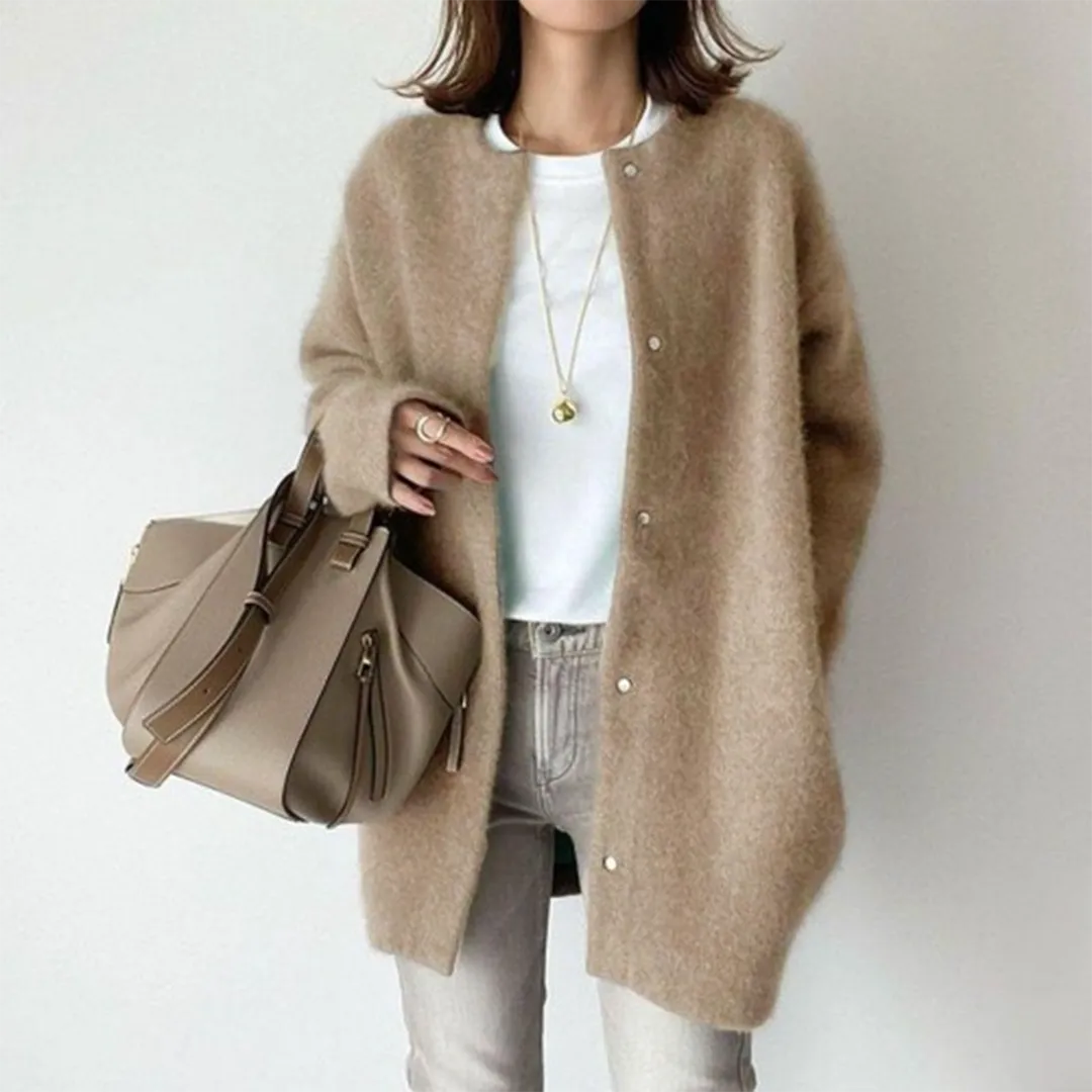 Amelia™ - Elegant and Refined Cotton Cardigan