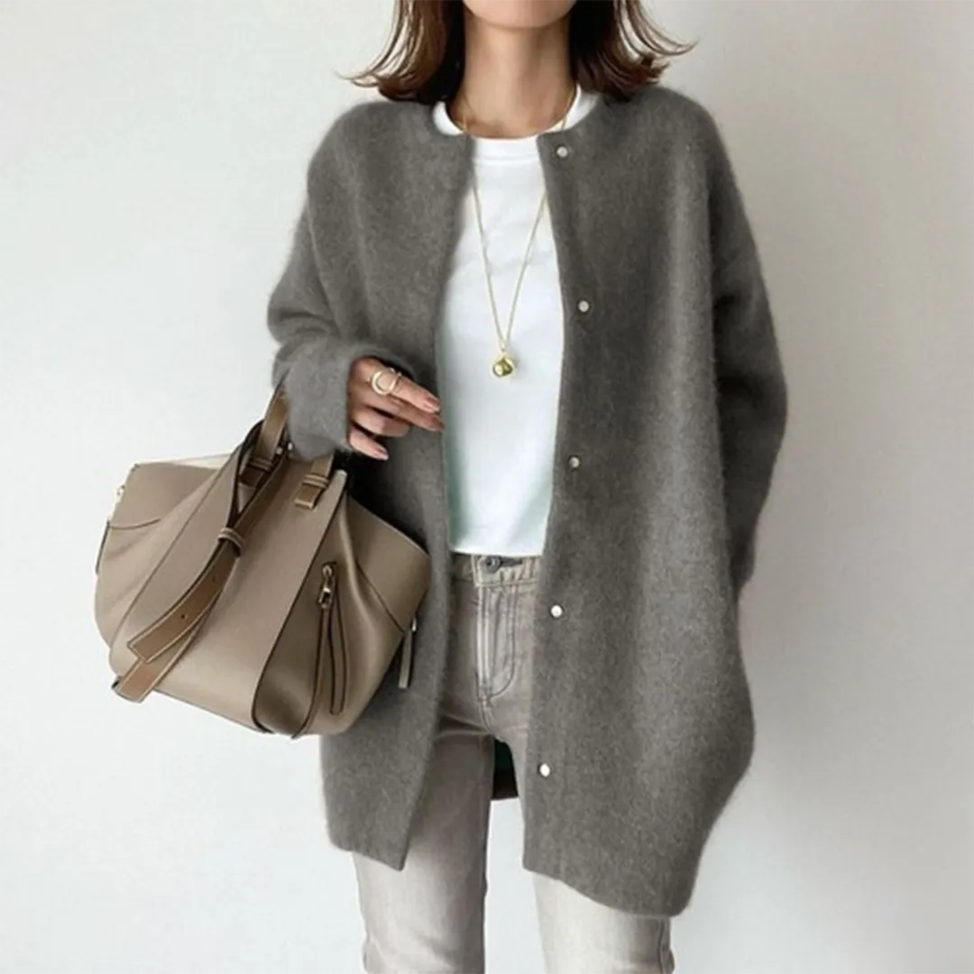 Amelia™ - Elegant and Refined Cotton Cardigan