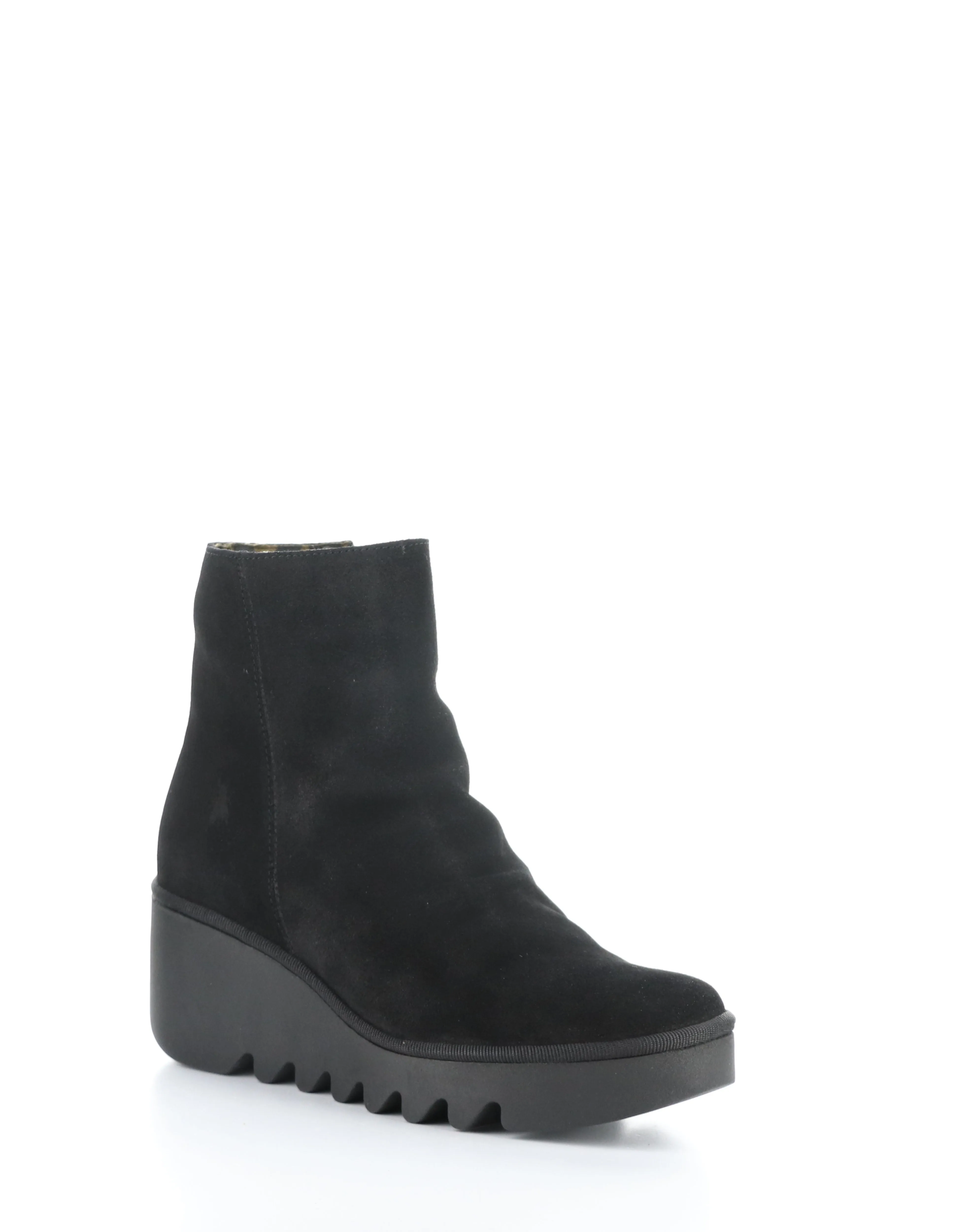 BAAN538FLY BLACK Round Toe Boots