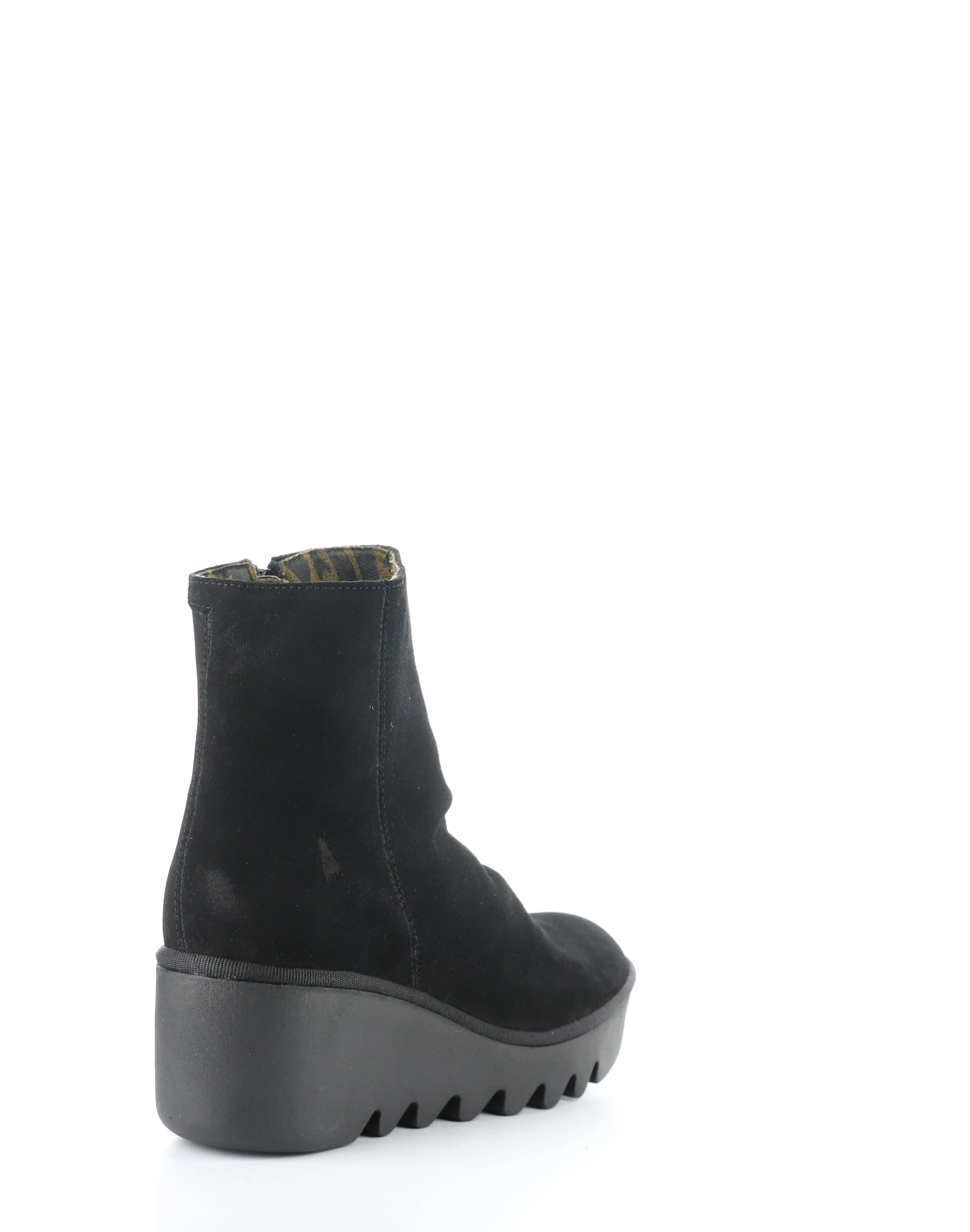 BAAN538FLY BLACK Round Toe Boots