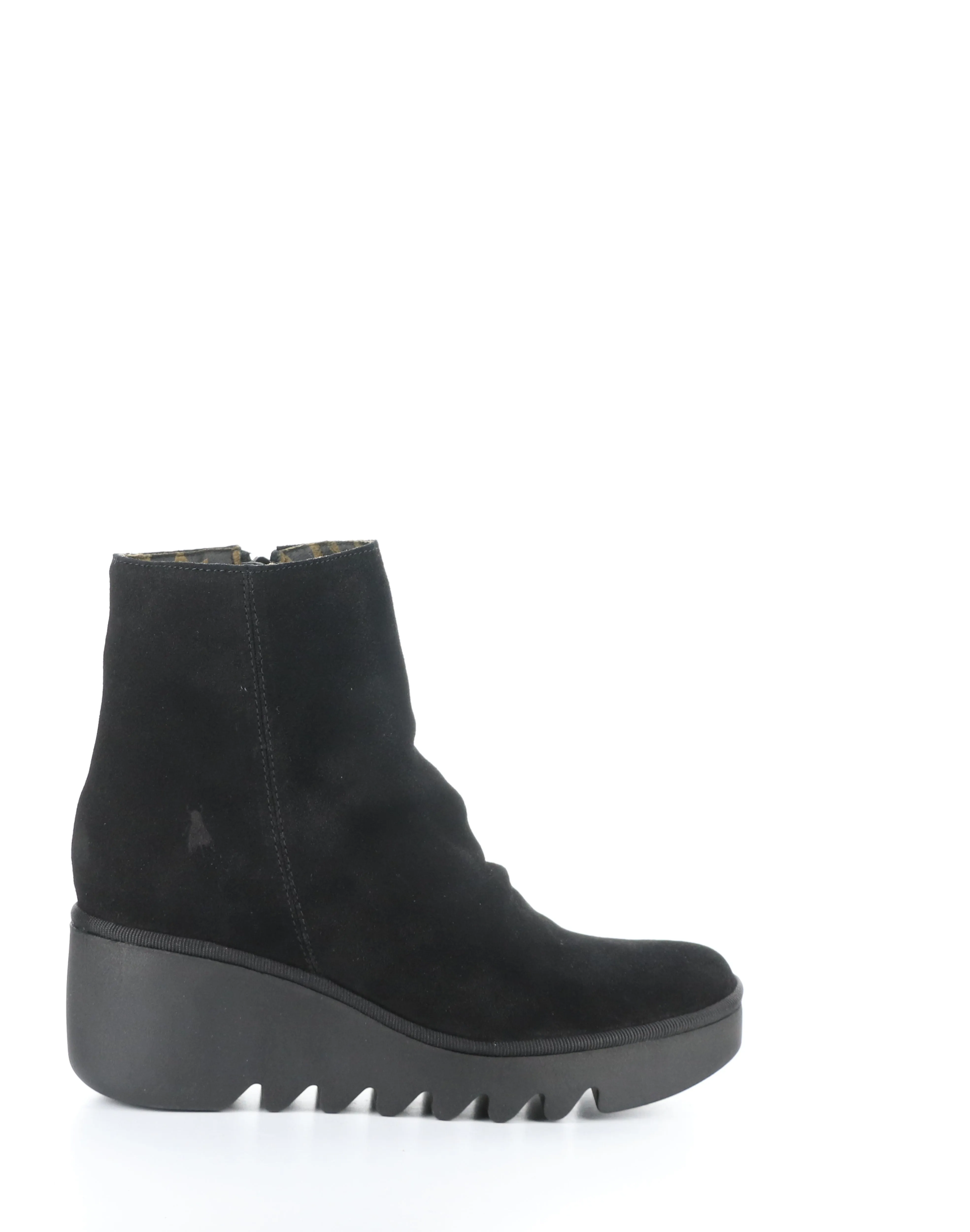 BAAN538FLY BLACK Round Toe Boots