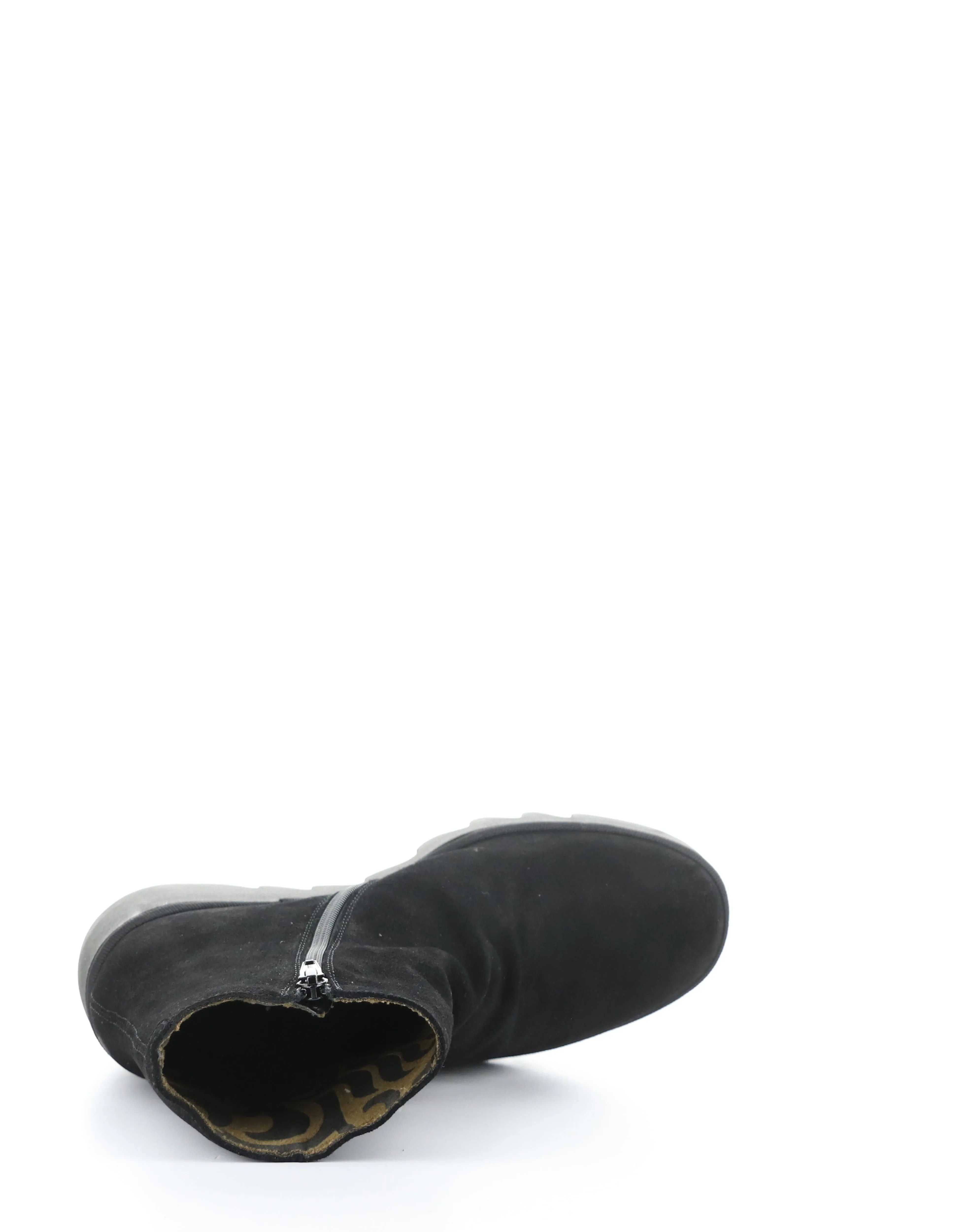 BAAN538FLY BLACK Round Toe Boots