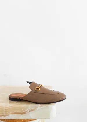 Brown leather prince town mules RRP £800-final Sale