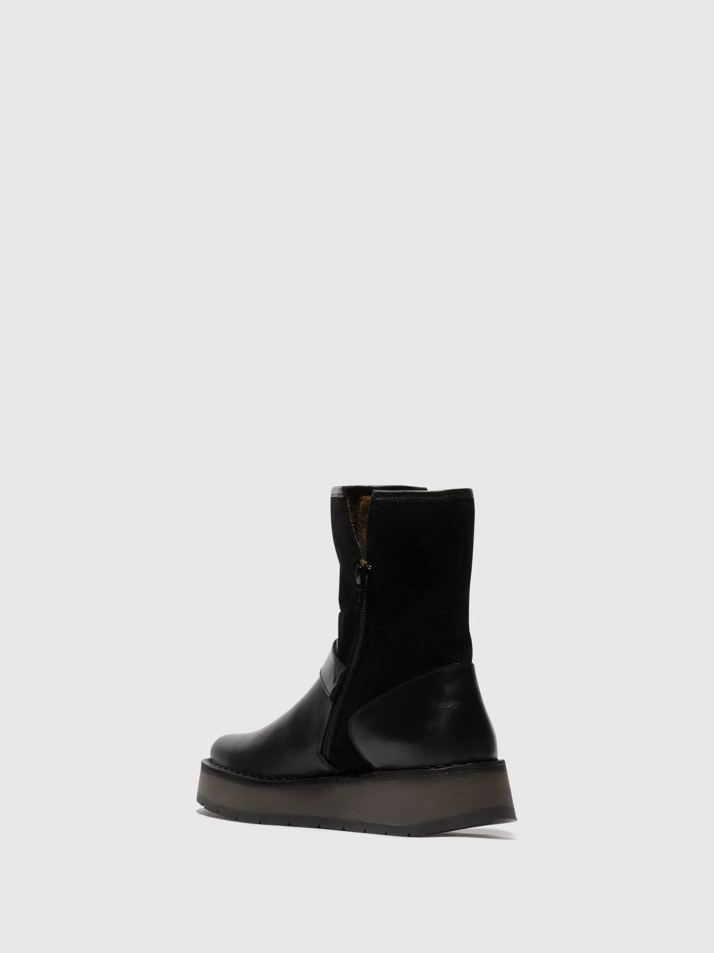 Buckle Ankle Boots RUTH101FLY BLACK