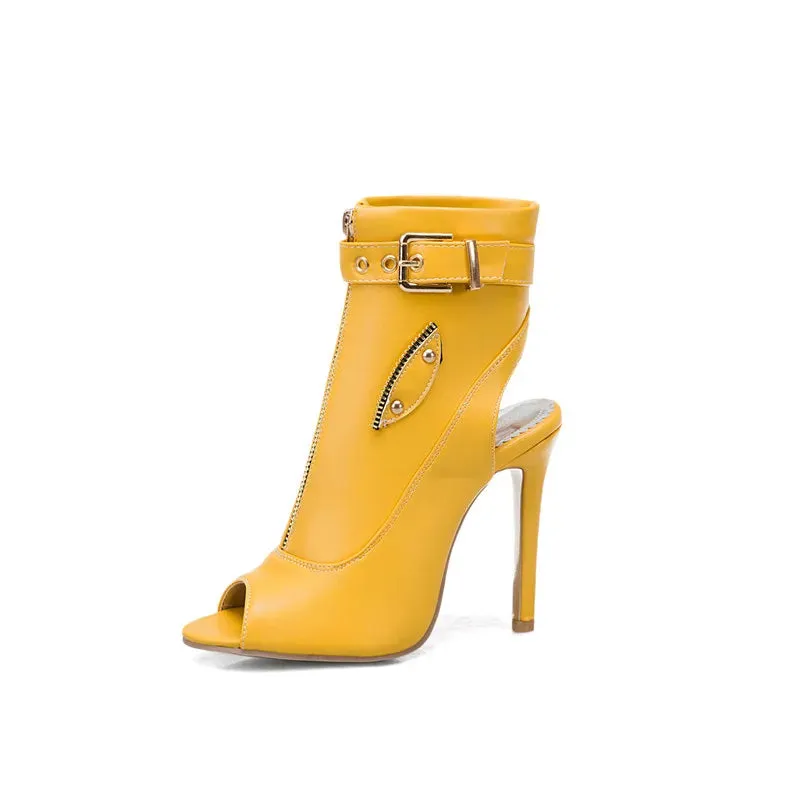 Buckle Ankle Boots