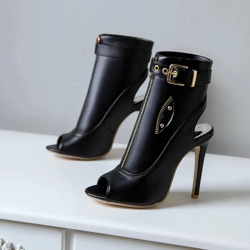 Buckle Ankle Boots