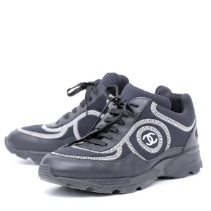 Chanel Bicolor CC Trainers Sneakers 37.5