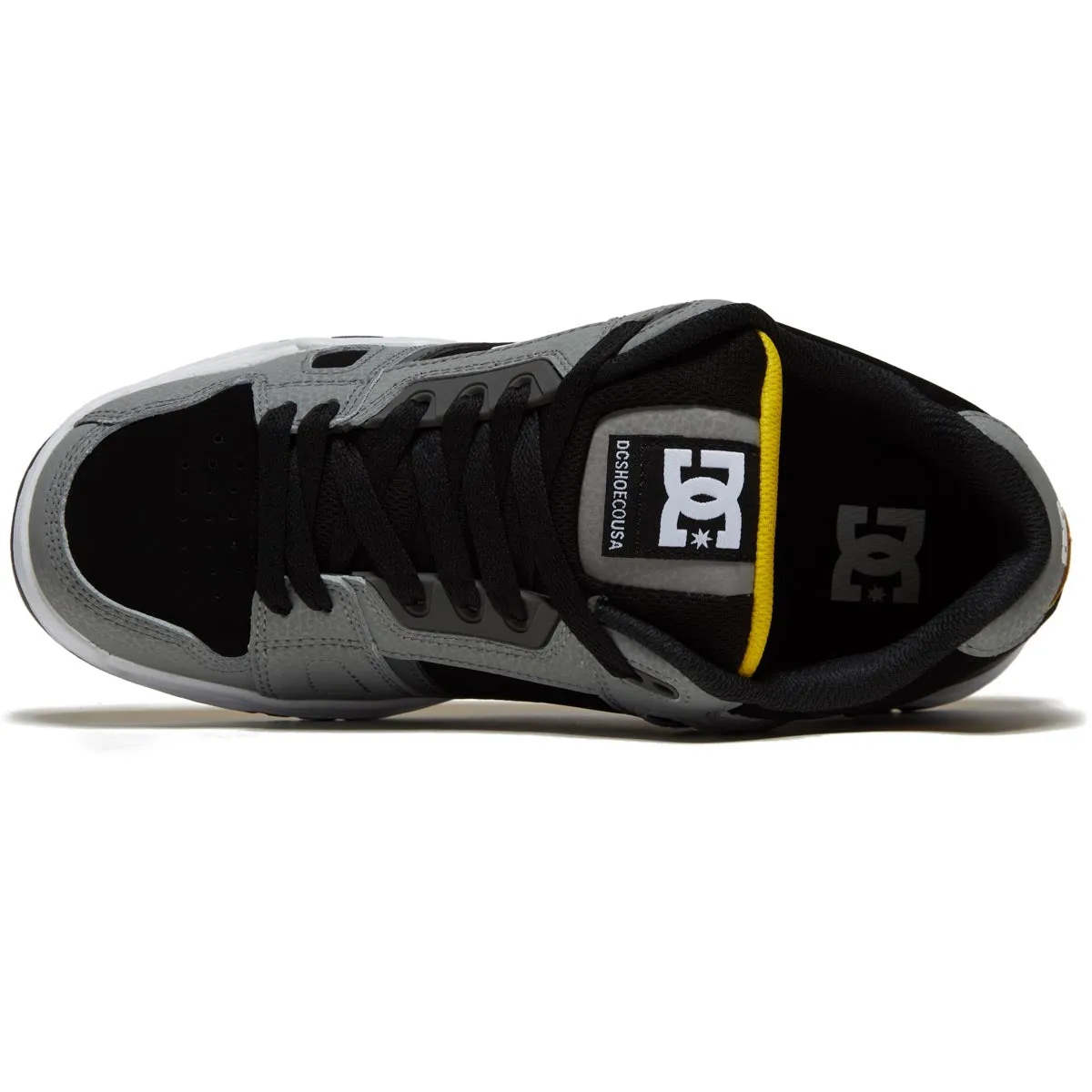 DC Stag Shoes - Grey/Yellow