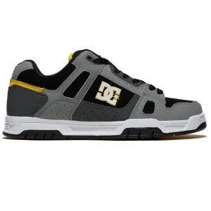DC Stag Shoes - Grey/Yellow