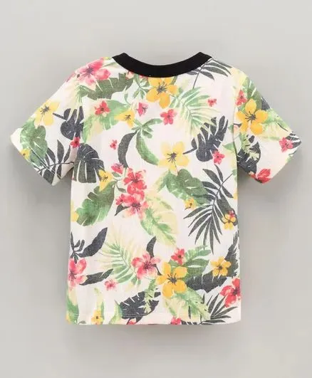 Forest Printed Tshirt - Offwhite