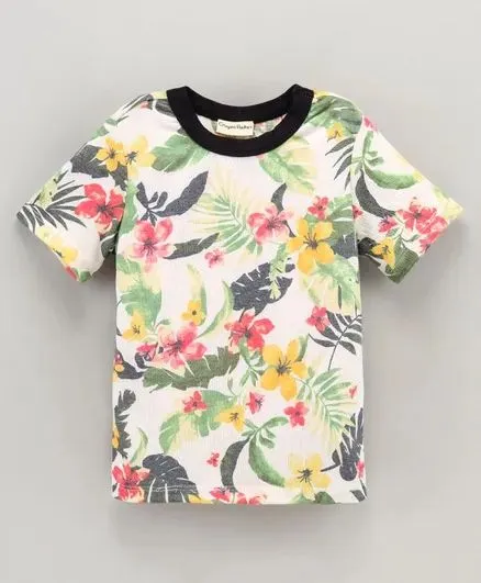 Forest Printed Tshirt - Offwhite