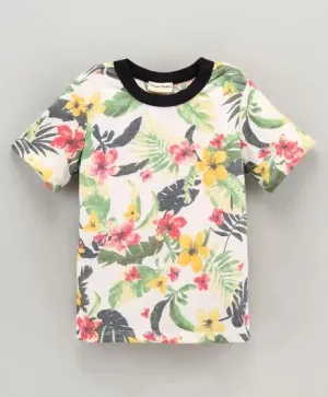 Forest Printed Tshirt - Offwhite