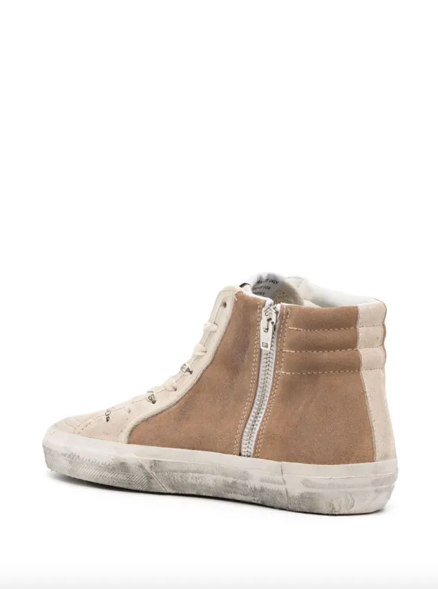 Golden Goose Mid Star slide suede sneakers