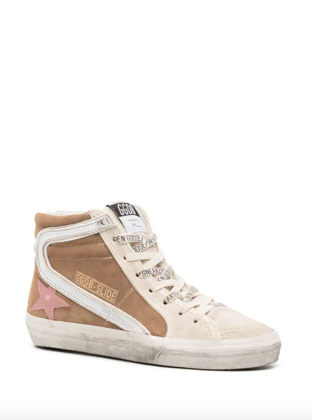 Golden Goose Mid Star slide suede sneakers
