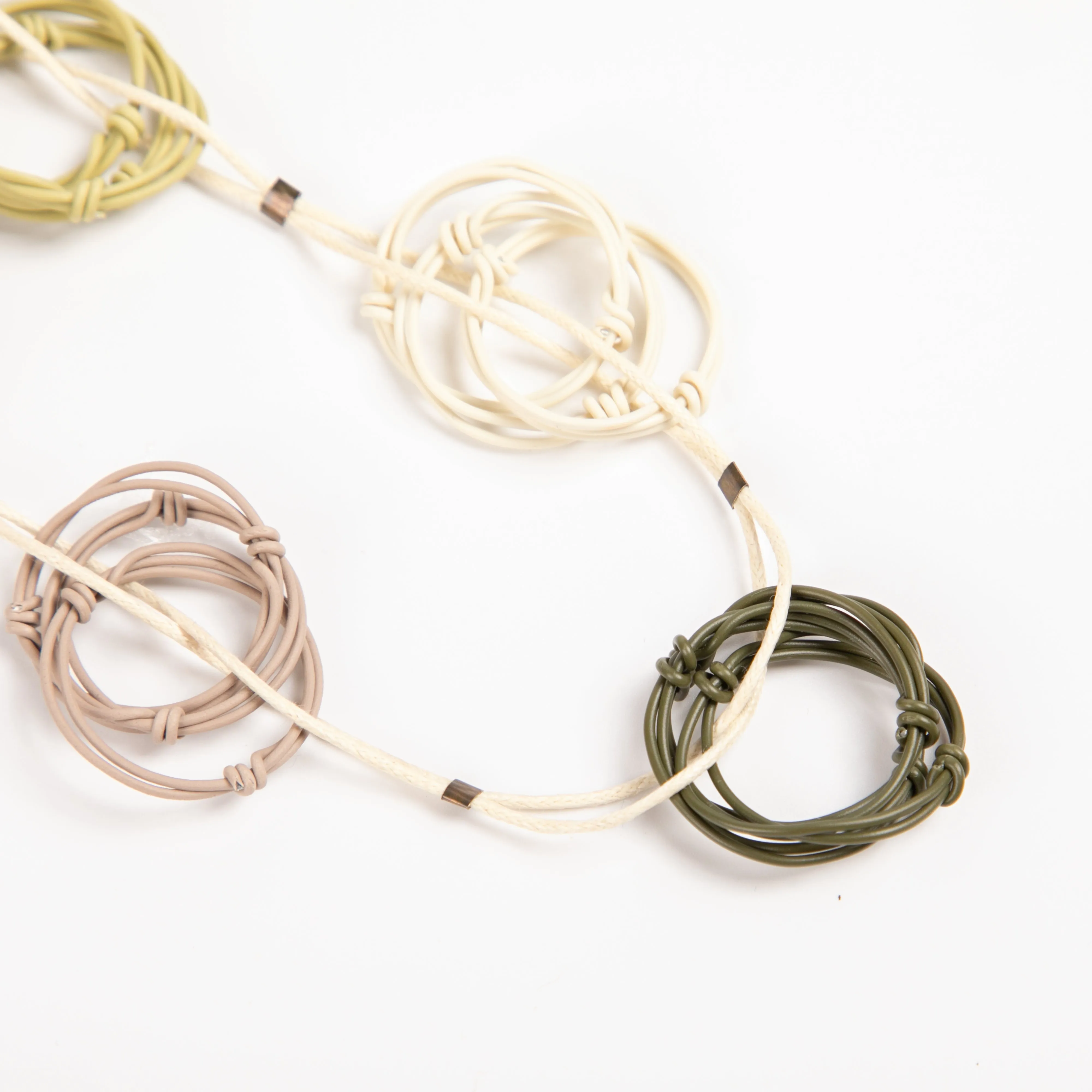 Handcrafted Scoobie Wire Necklace