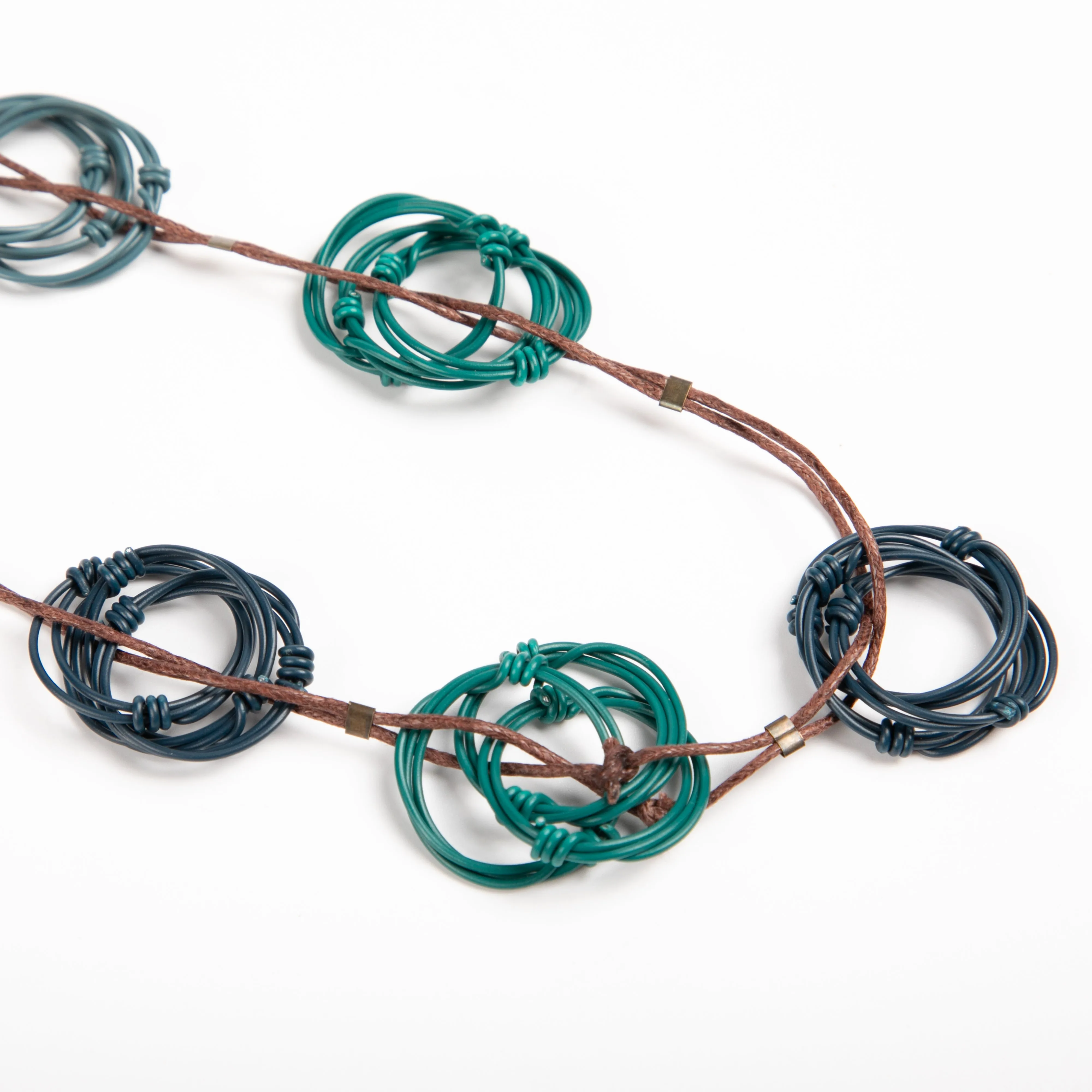 Handcrafted Scoobie Wire Necklace