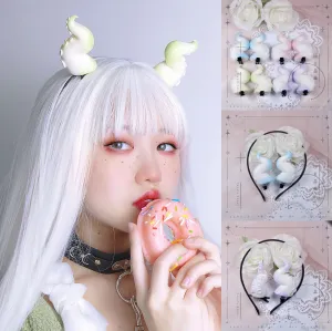 Handcrafted Tentacle Horn Hairclips
