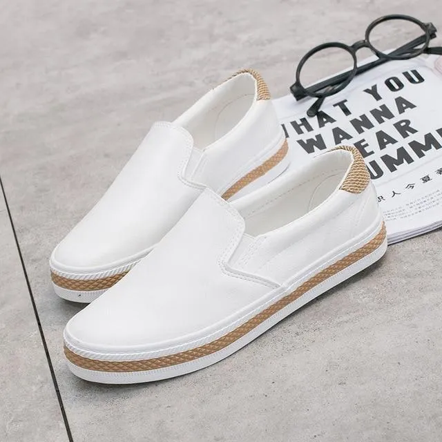 High Quality Soft Leather Shoes Women Flats Fashion Ladies Loafers