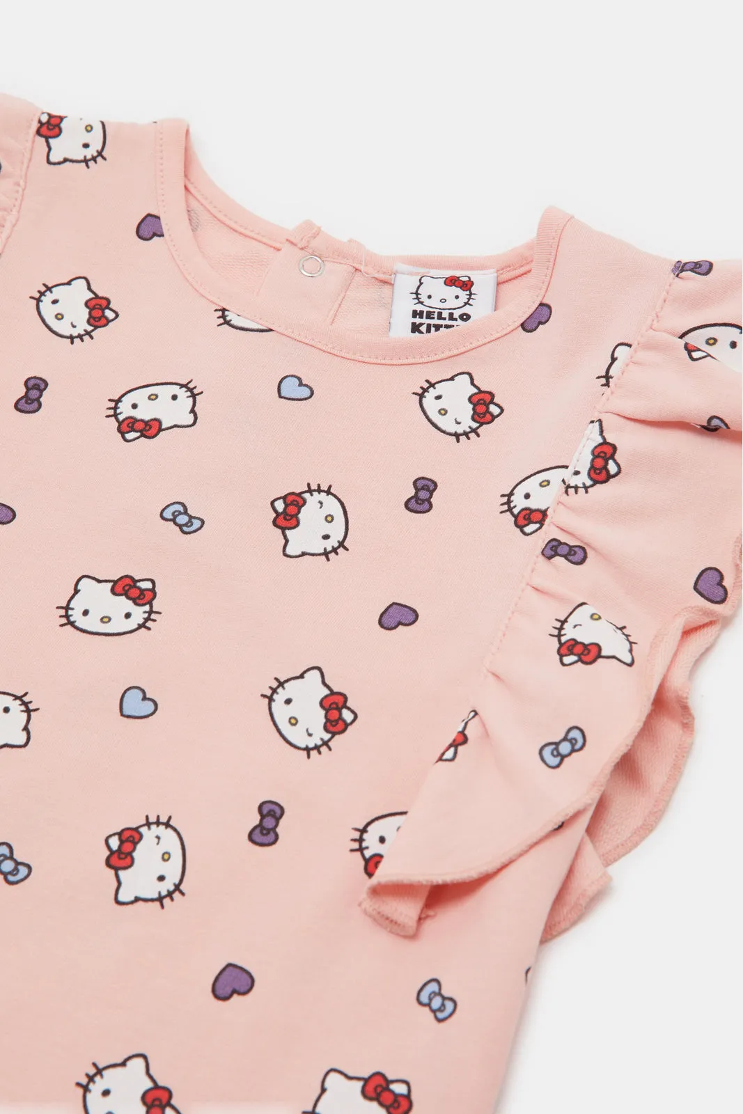 Infant Girls Pink Hello Kitty T Shirt