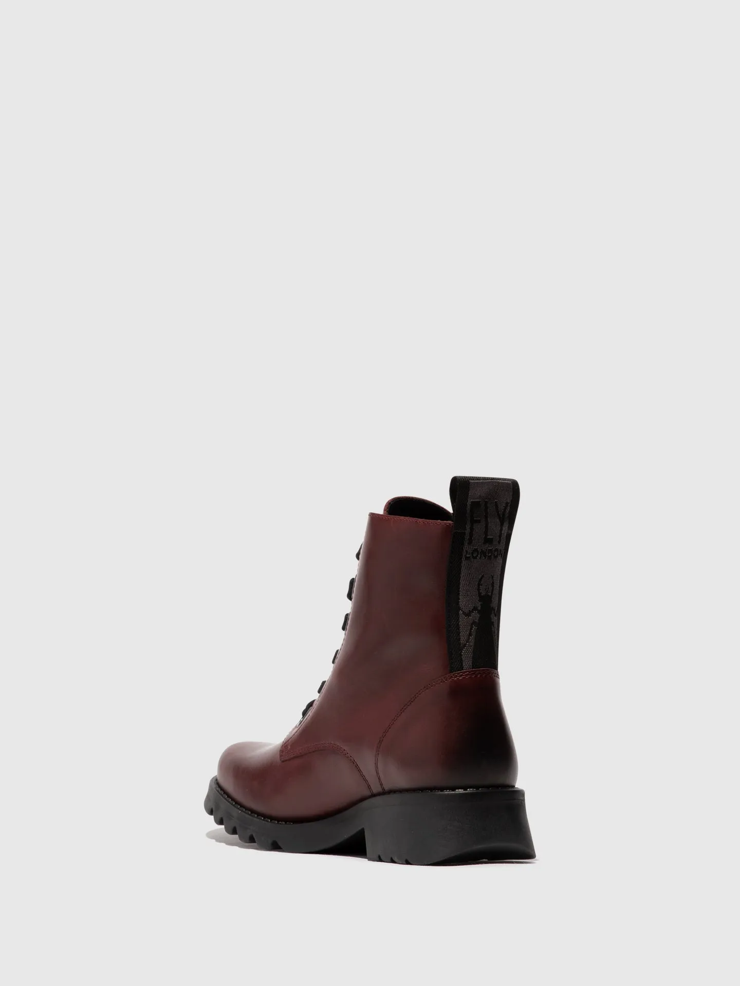 Lace-up Ankle Boots RAGI539FLY PURPLE (BLACK SOLE)