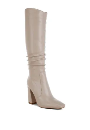 London Rag Yanir Slouchy Shaft Knee-High Boots