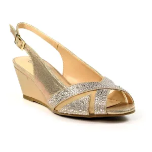 Lunar Emmerline Occasion Wear Shoe Gold FLR06GD