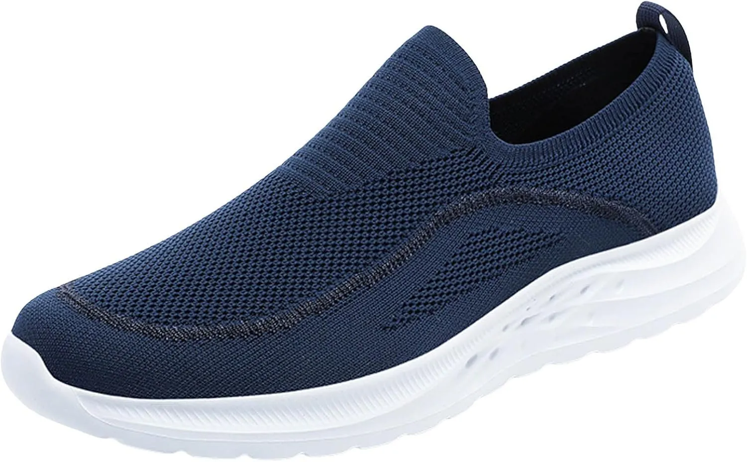 Men's Fashion Versatile Walking Shoes Comfortable Lightweight Casual Walking Shoe Soft Flat Soled Elderly Shoes