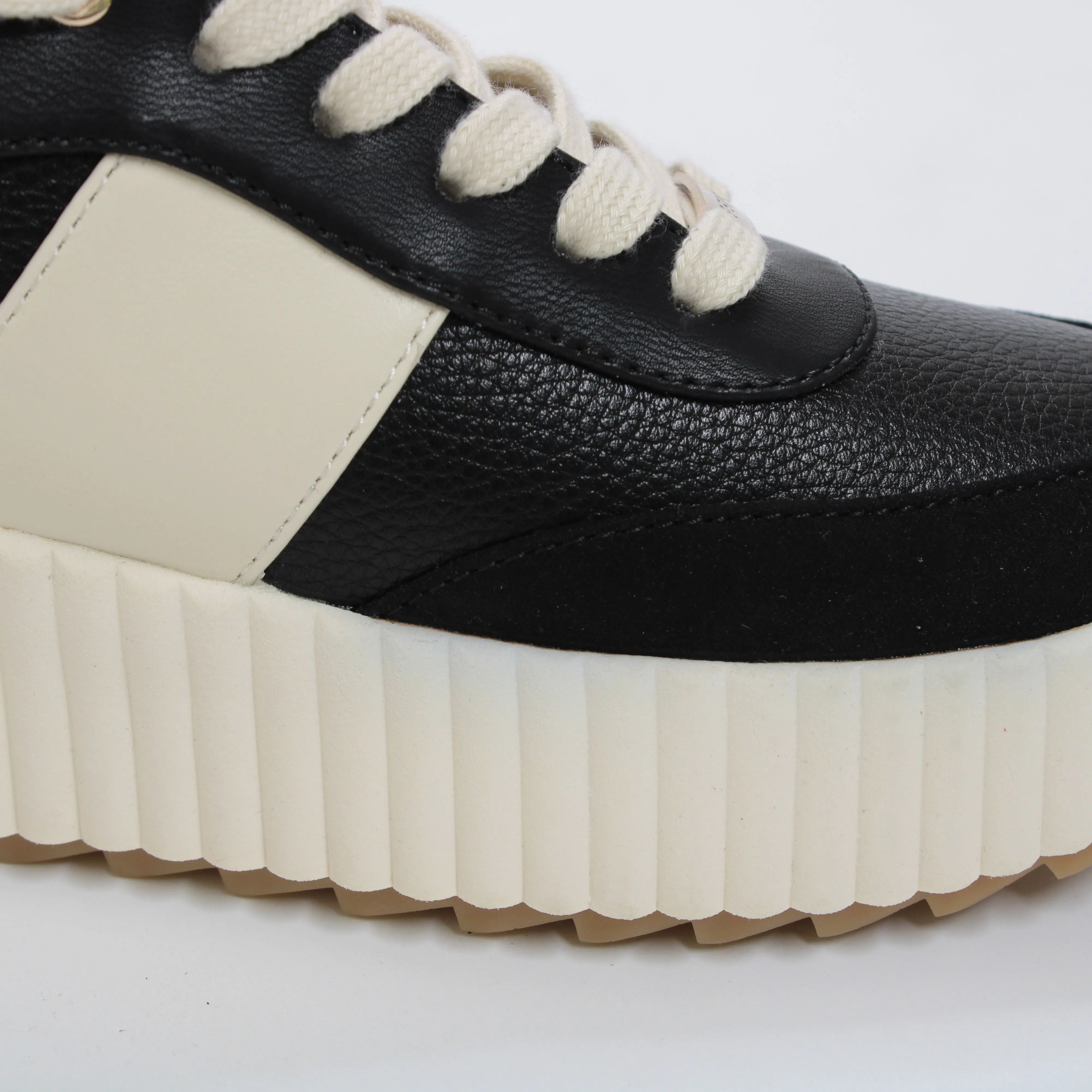 Office Twilight Side Stripe Runner Black Uk Size 5