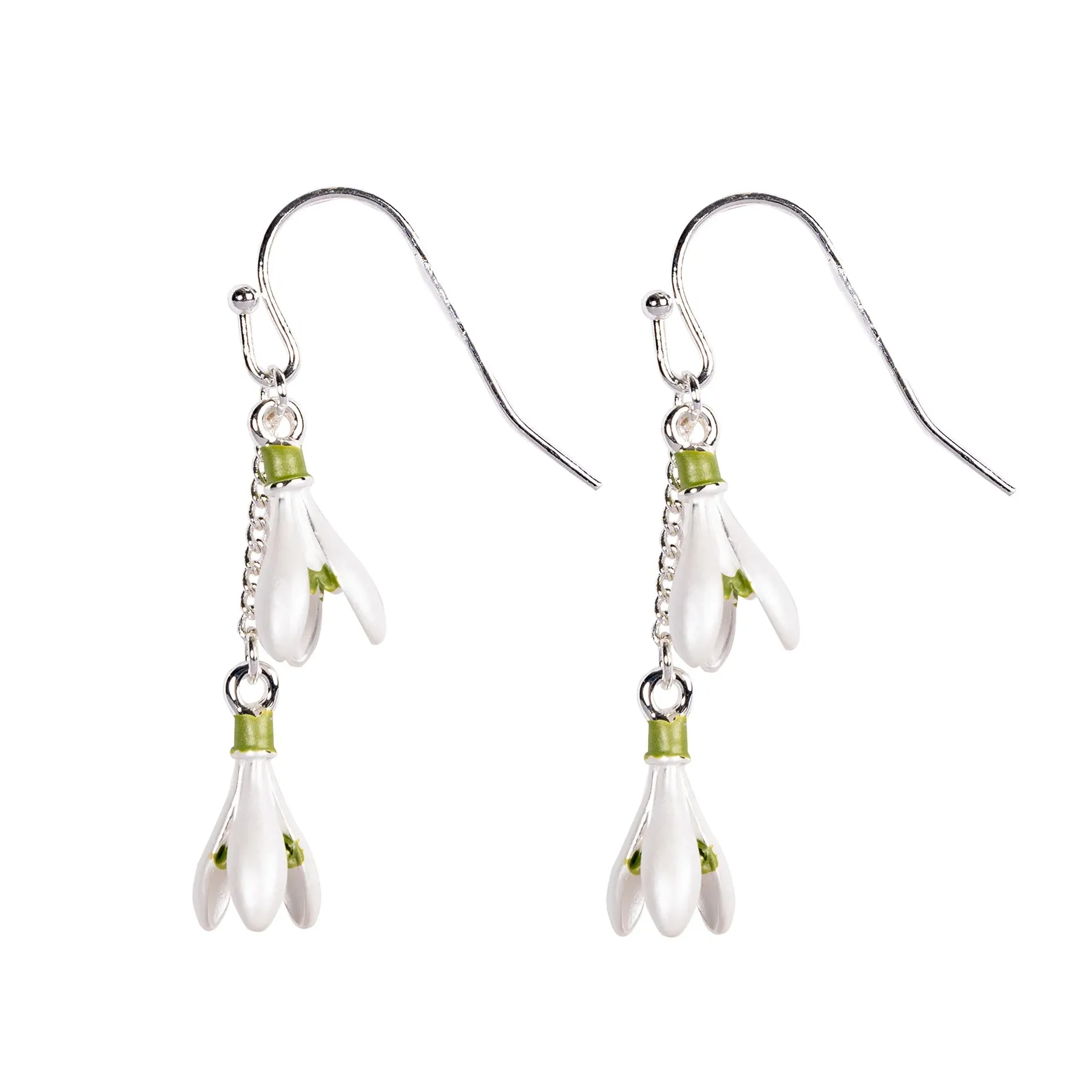 Pemberley Handcrafted Snowdrop Earrings