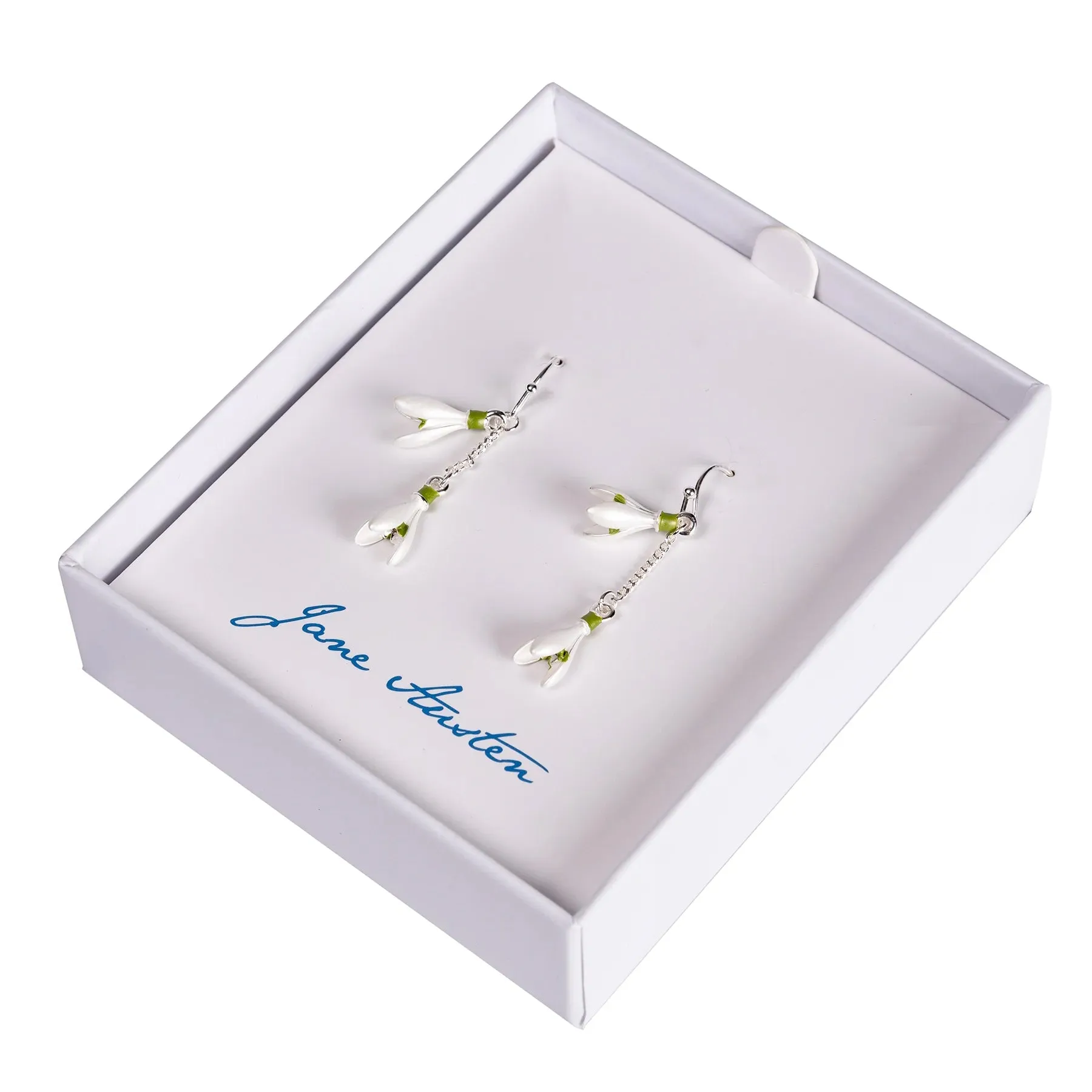Pemberley Handcrafted Snowdrop Earrings