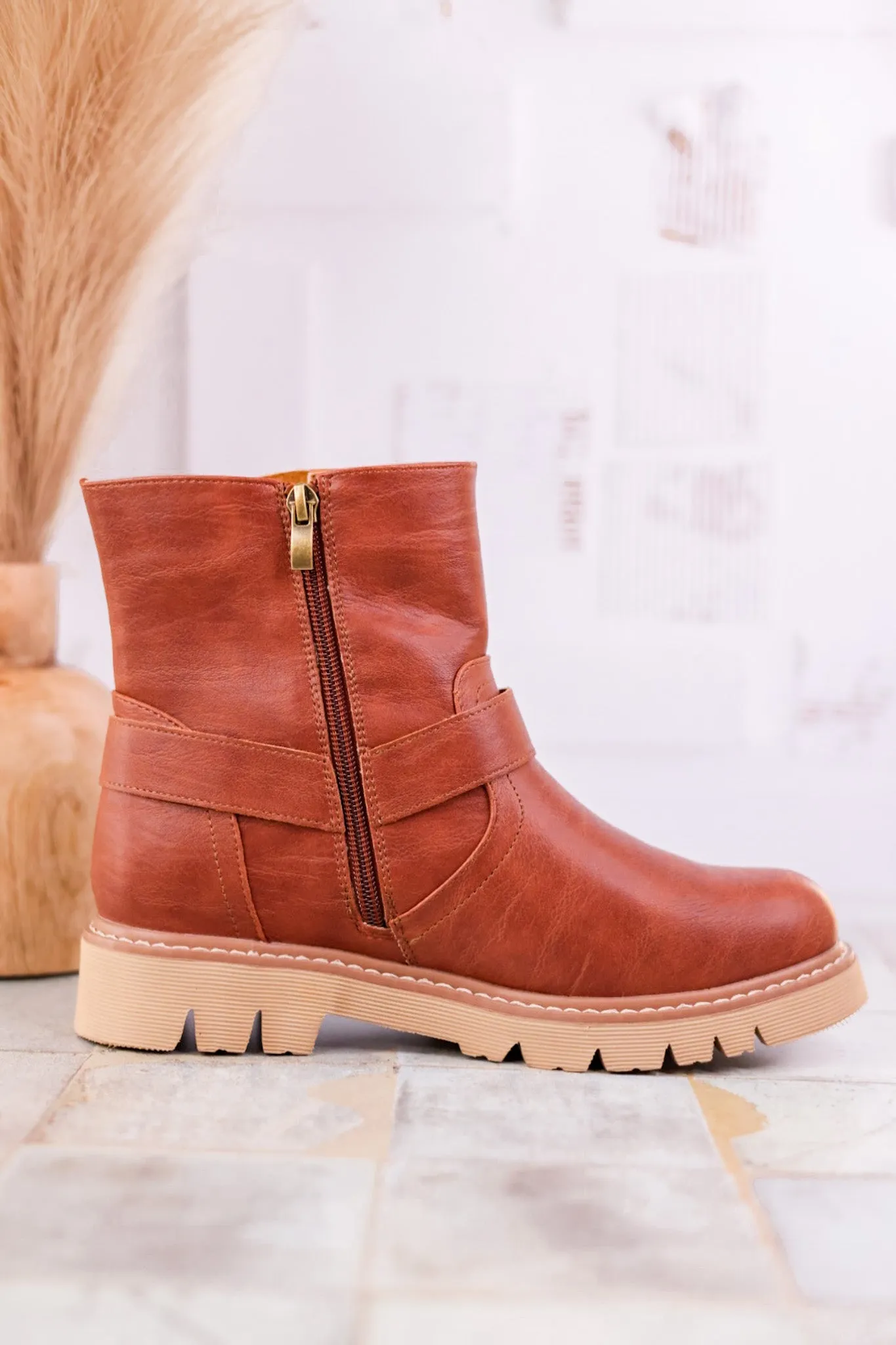 Pick of the Patch Bourbon Boots with Buckle Detail FINAL SALE