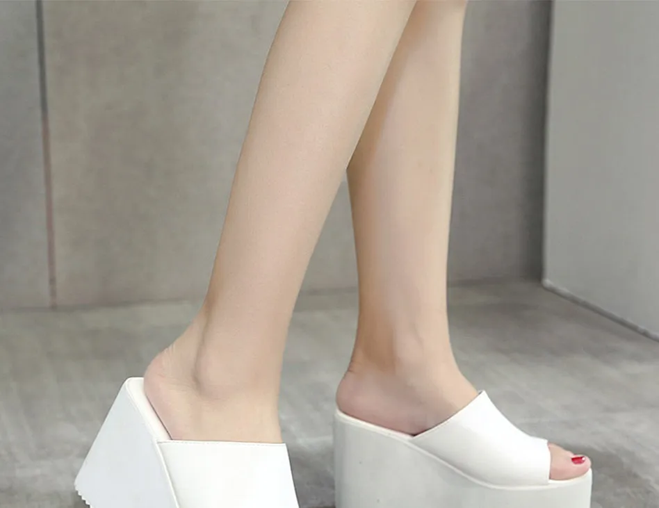 Platform High Heels Summer Slip On Women's Wedge Sandals