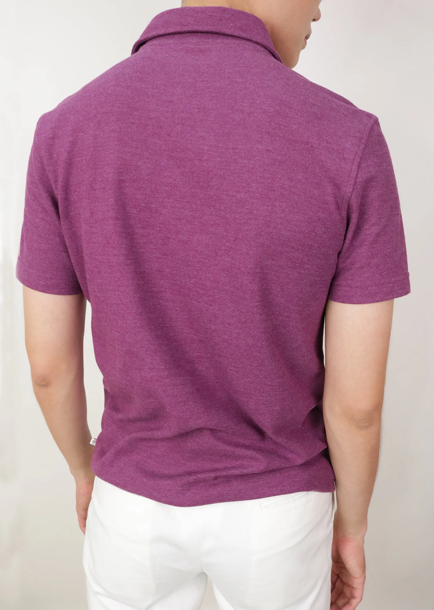 Plum Smart Polo Shirt