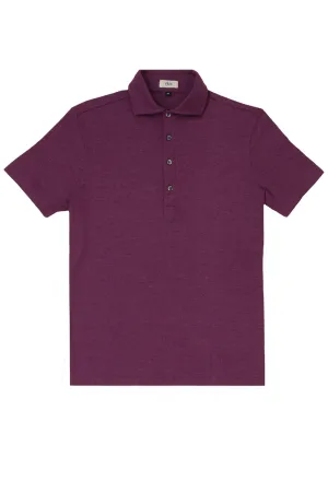 Plum Smart Polo Shirt