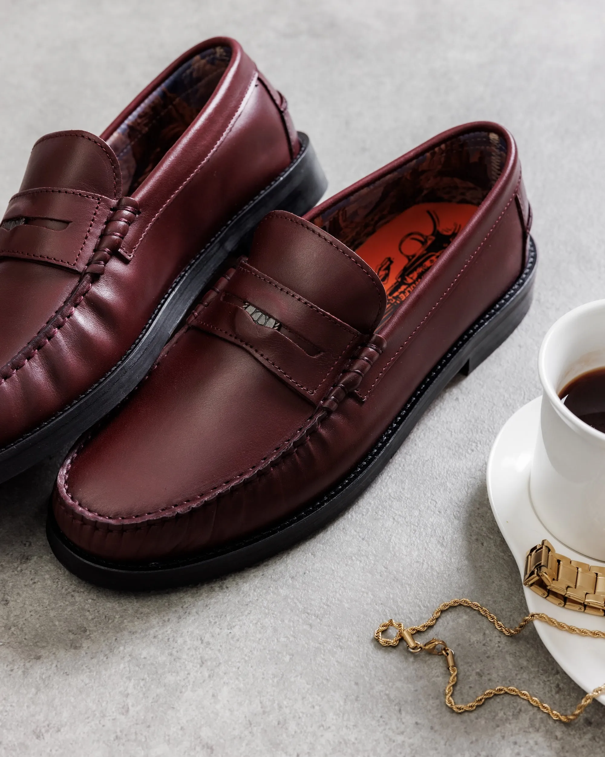 Riviera Oxblood Leather