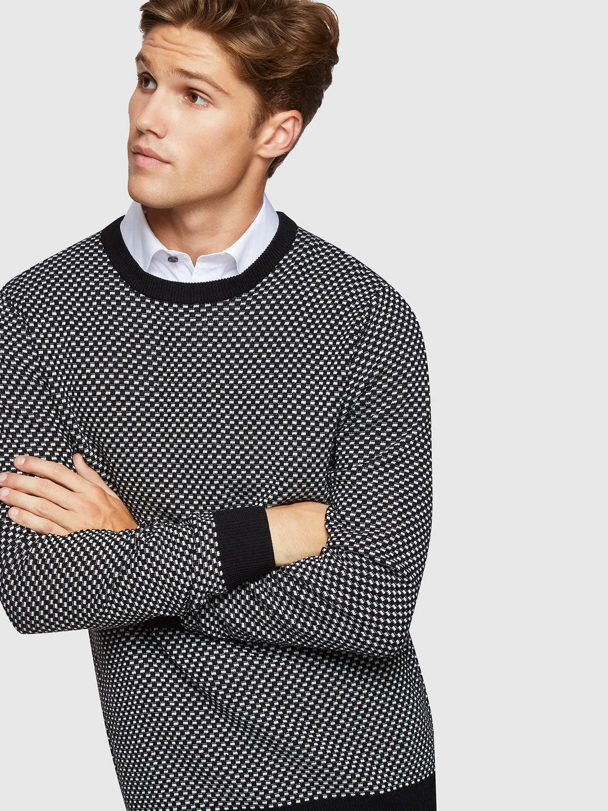 Saxon Jacquard Knit