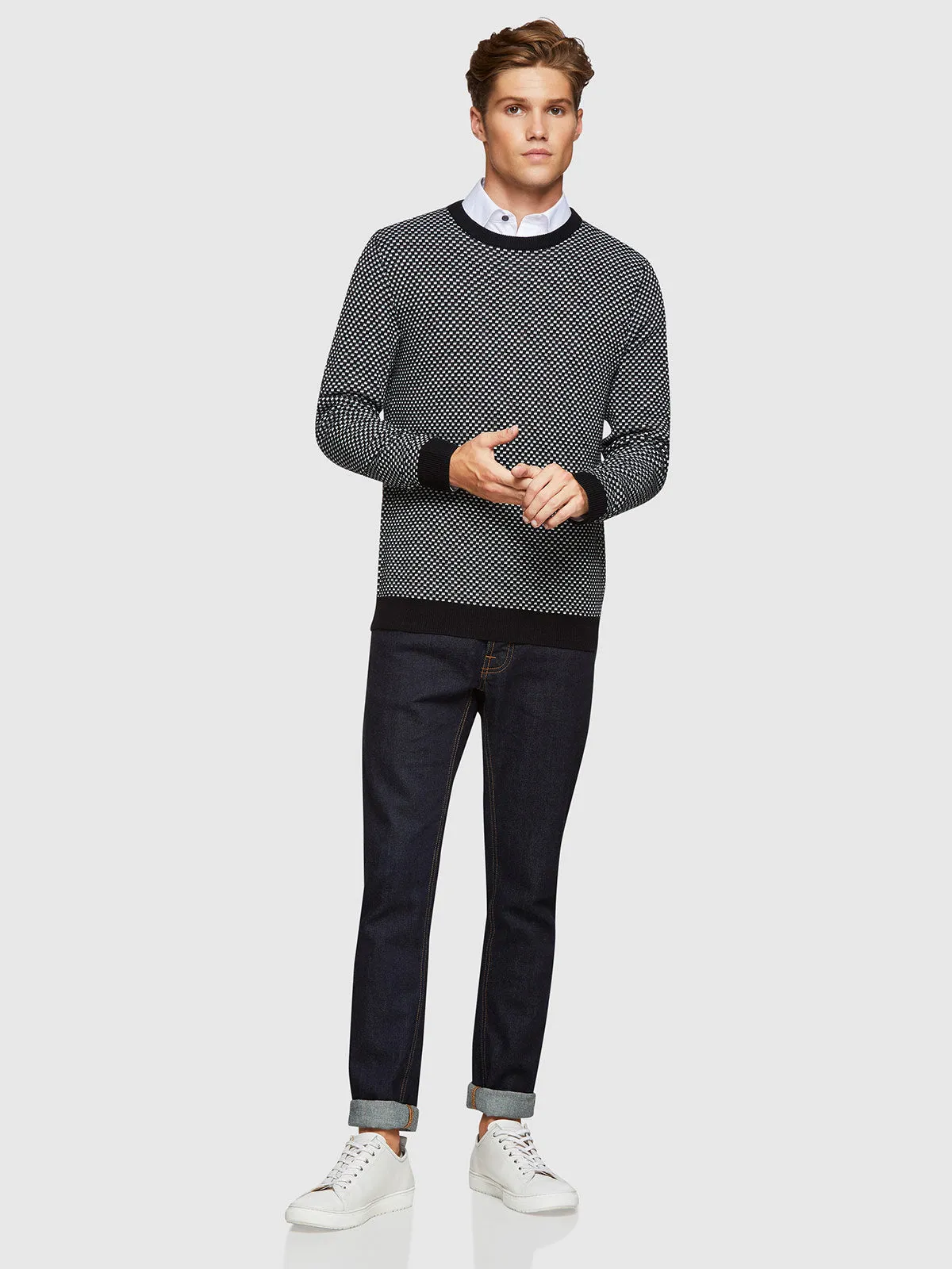 Saxon Jacquard Knit