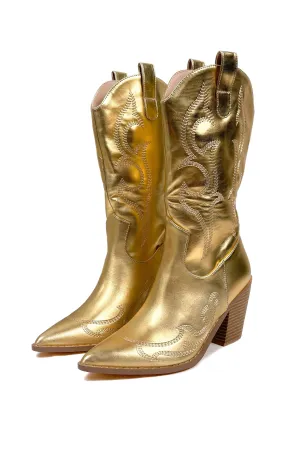 Sweet and Southern Metallic Boots