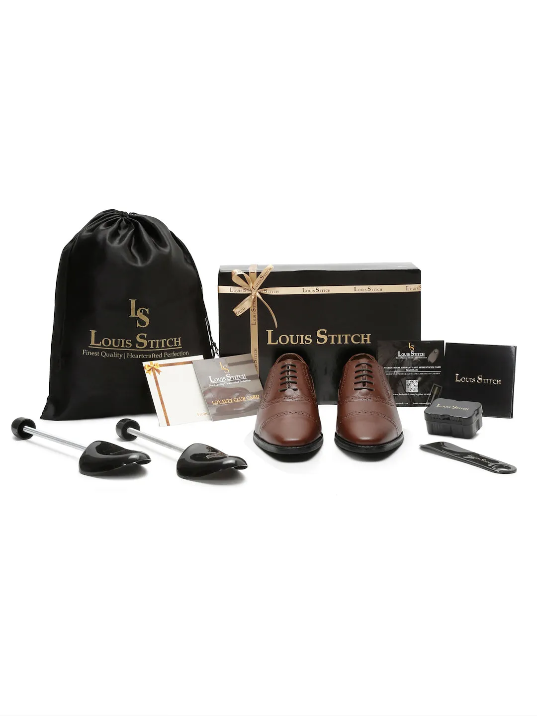 Tan Italian Leather Oxford Shoes