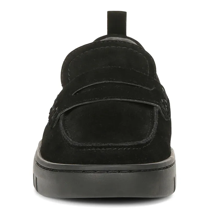 Uptown Loafer - Black Suede