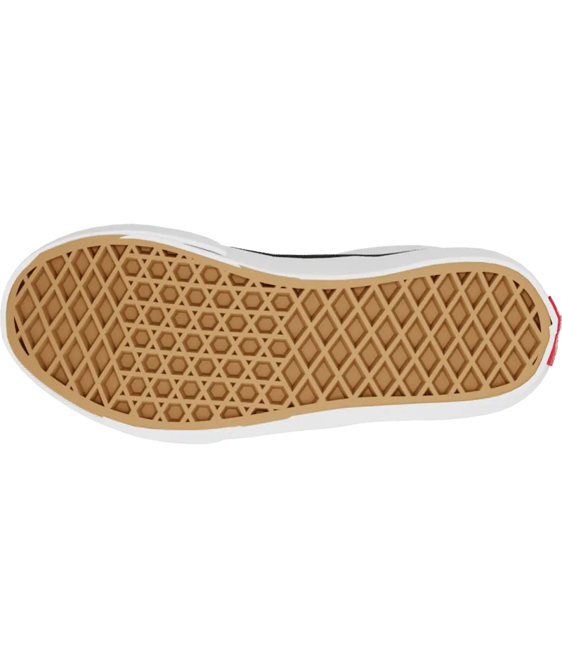 VANS Kids Classic Slip-On Checkerboard Shoes Black/True White