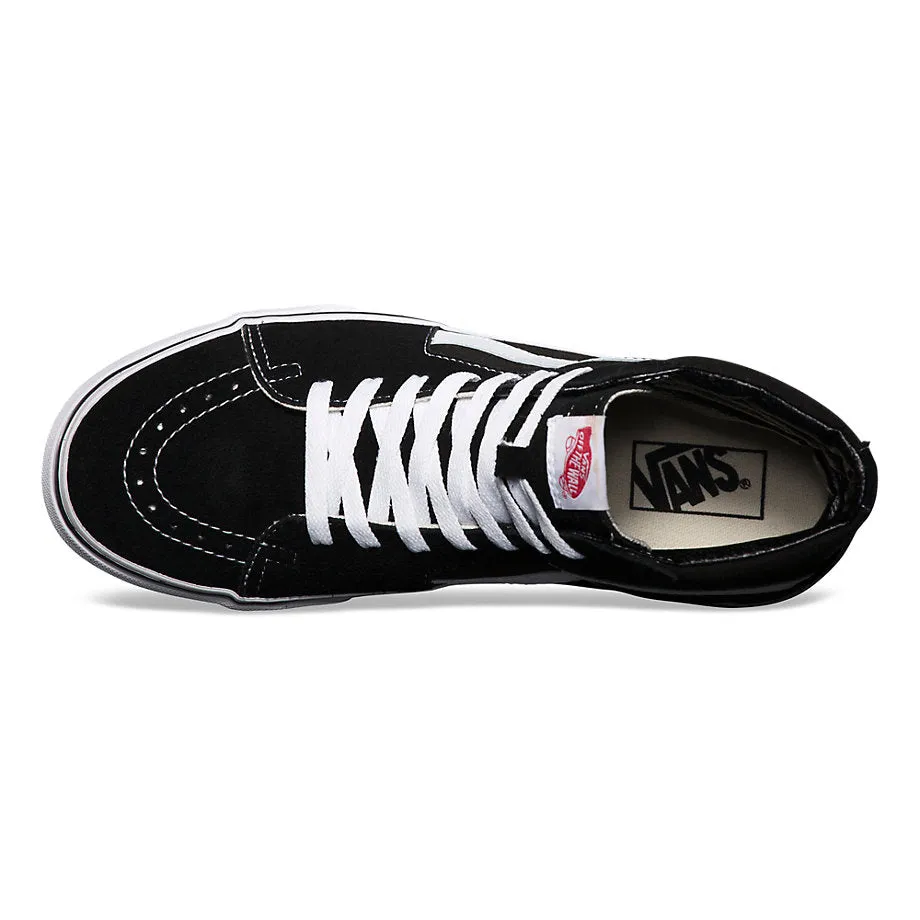 VANS Sk8-Hi Black/Black/White Shoes