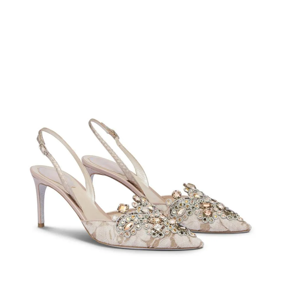 Veneziana Beige 075 Sling-Back Sandals( carryover style)
