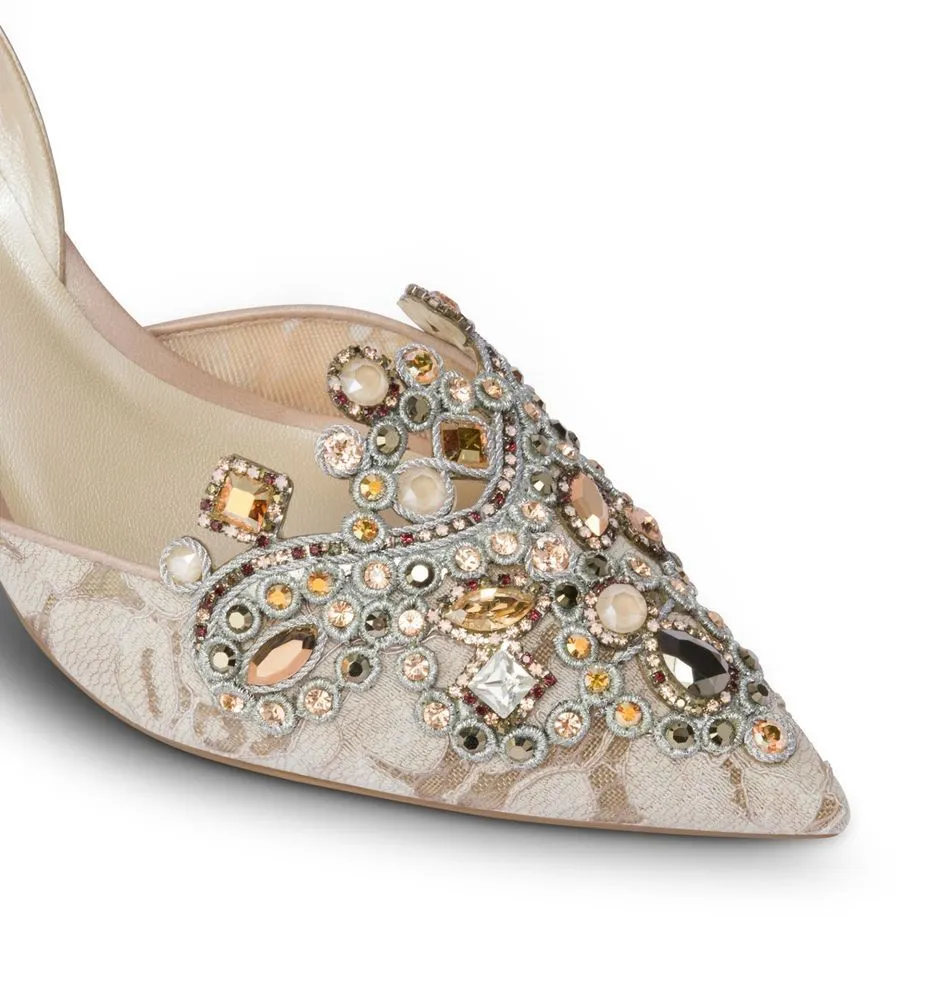 Veneziana Beige 075 Sling-Back Sandals( carryover style)