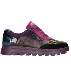 Waldlaufer Ladies Lace Multi Texture Sneaker