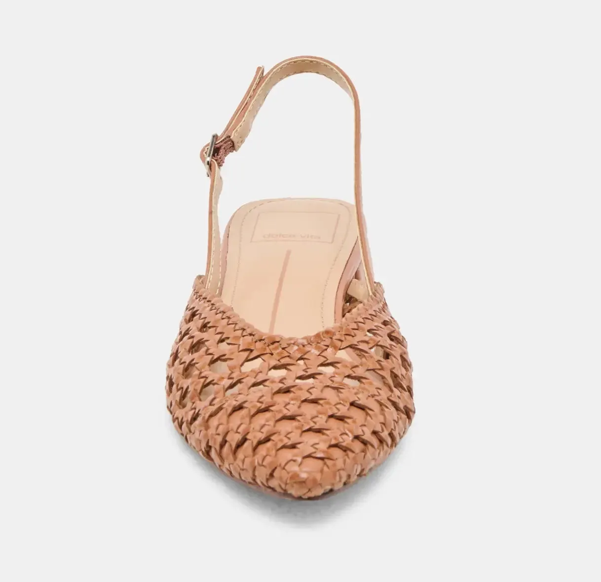 Women's Dolce Vita Birdie Slingback Mule  Woven Leather Summer Flat