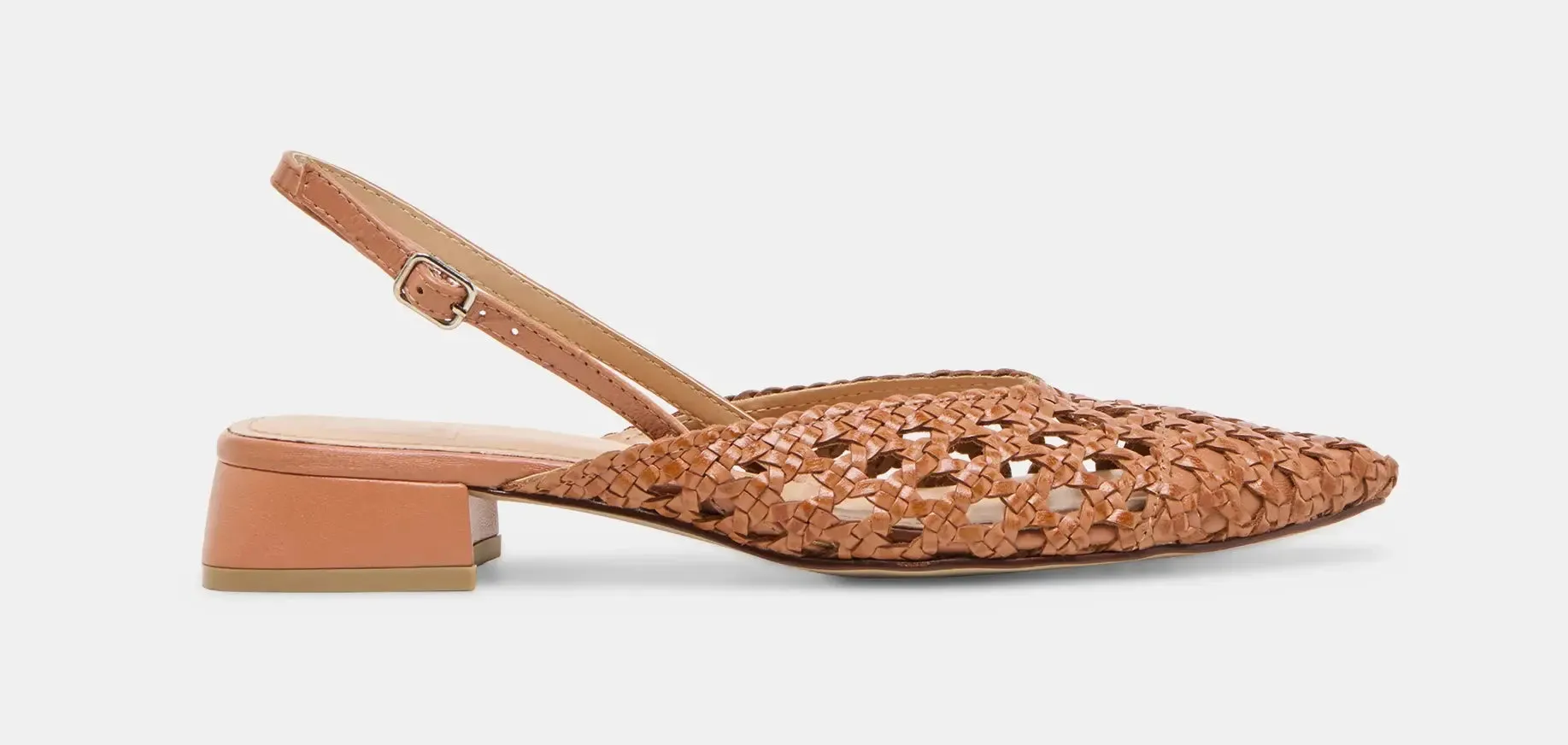 Women's Dolce Vita Birdie Slingback Mule  Woven Leather Summer Flat